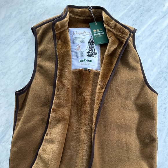 Barbour Jackets & Coats Barbour Icons Mens Jacket Liner Light Brown